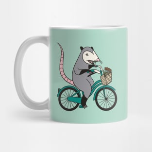 Possum on a Bicycle Mug